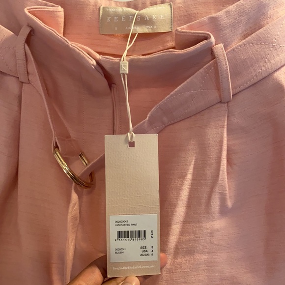 Keepsake NWT pink high waist pants - Picture 3 of 5